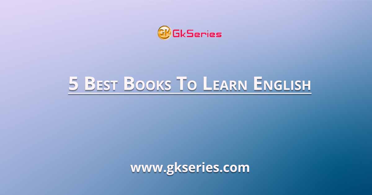 5 Best Books To Learn English