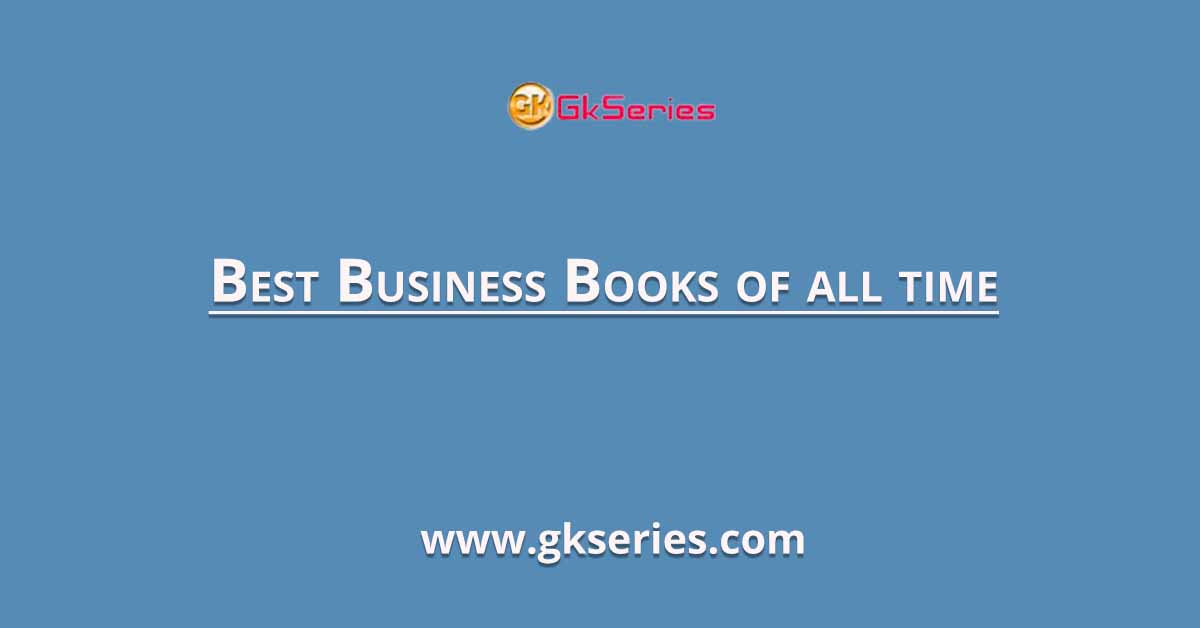 Best Business Books of all time