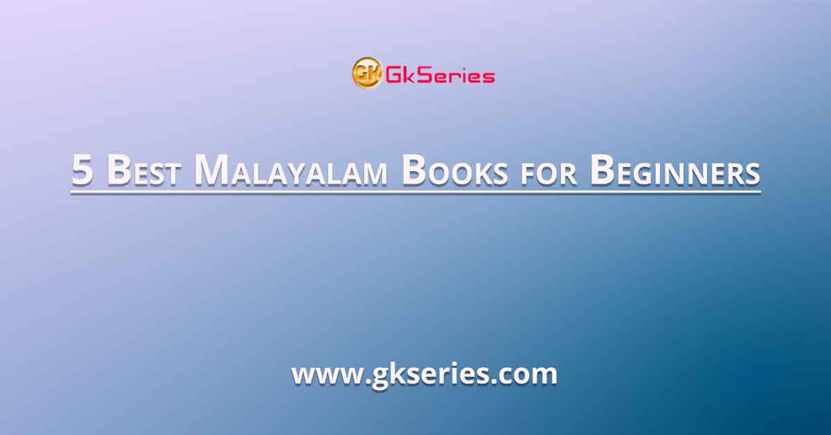 5 Best Malayalam Books for Beginners