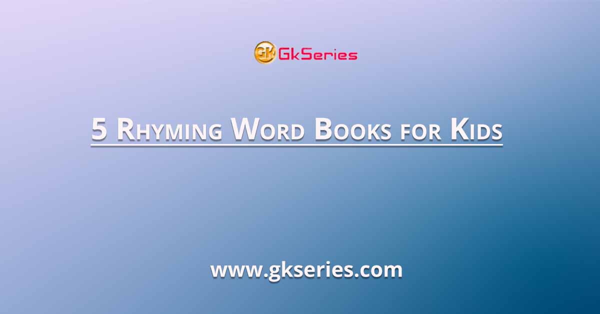 5 Rhyming Word Books for Kids